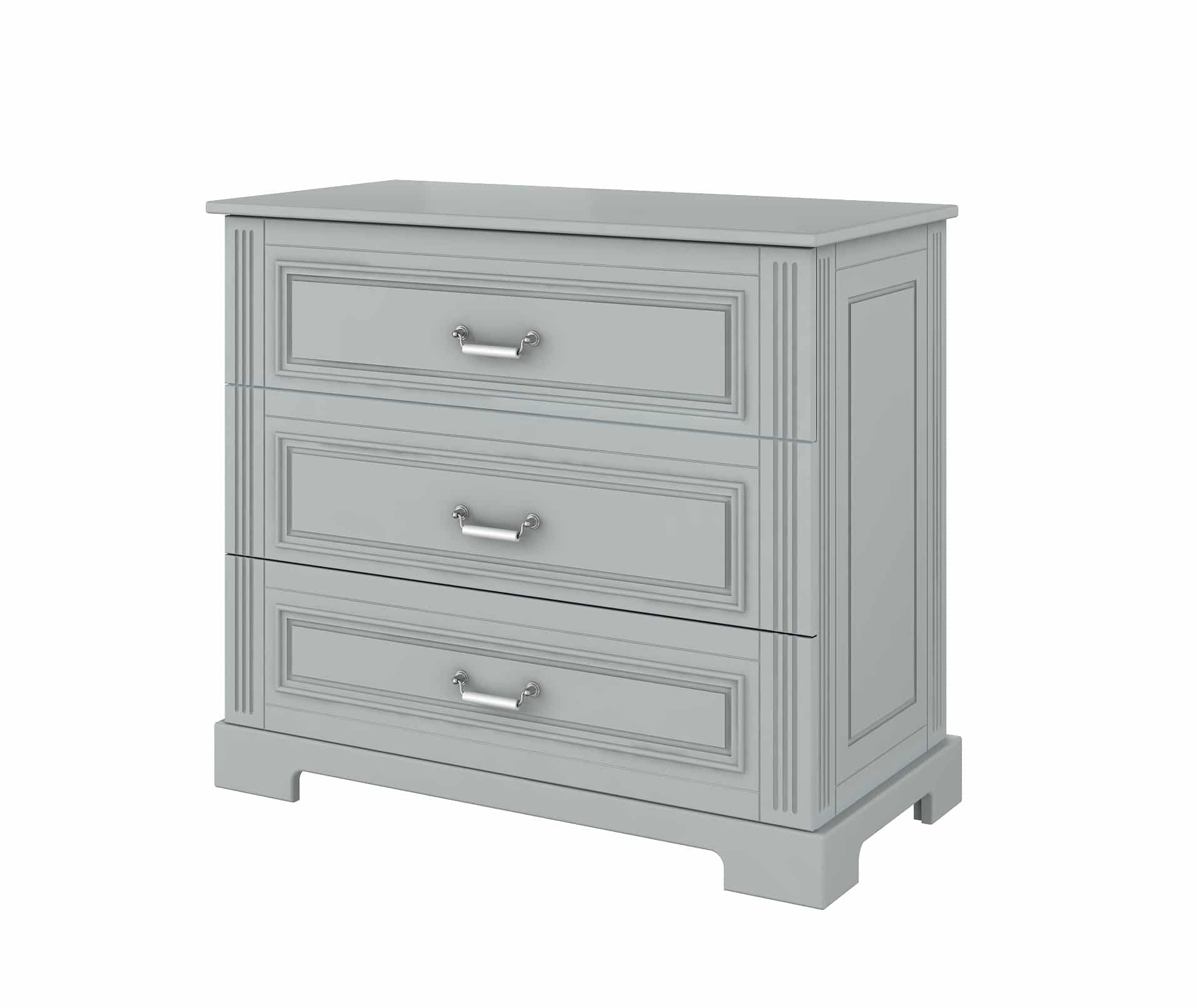 Baby's Paradijs | Ines grey chest of drawers 1 Ines Grey - doorgroeibed, commode, kast - Afbeelding 2