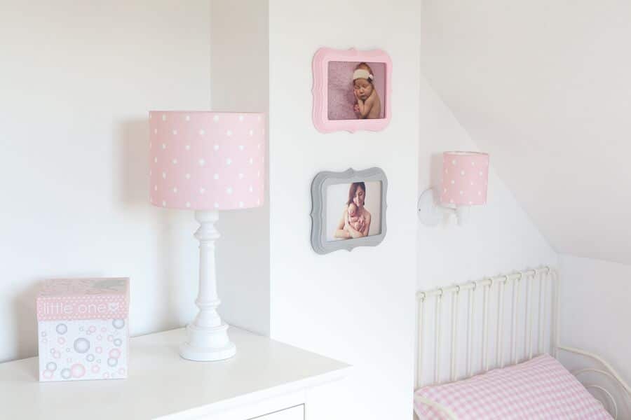 Baby's Paradijs | Kinkiet Lovely Dots Pink 2 preview Tafellamp Lovely Dots Pink - Afbeelding 3