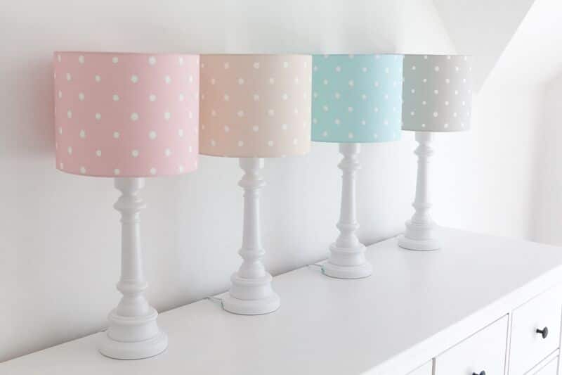 Baby's Paradijs | Kolekcja Lovely Dots 3 preview Tafellamp Lovely Dots Pink - Afbeelding 4