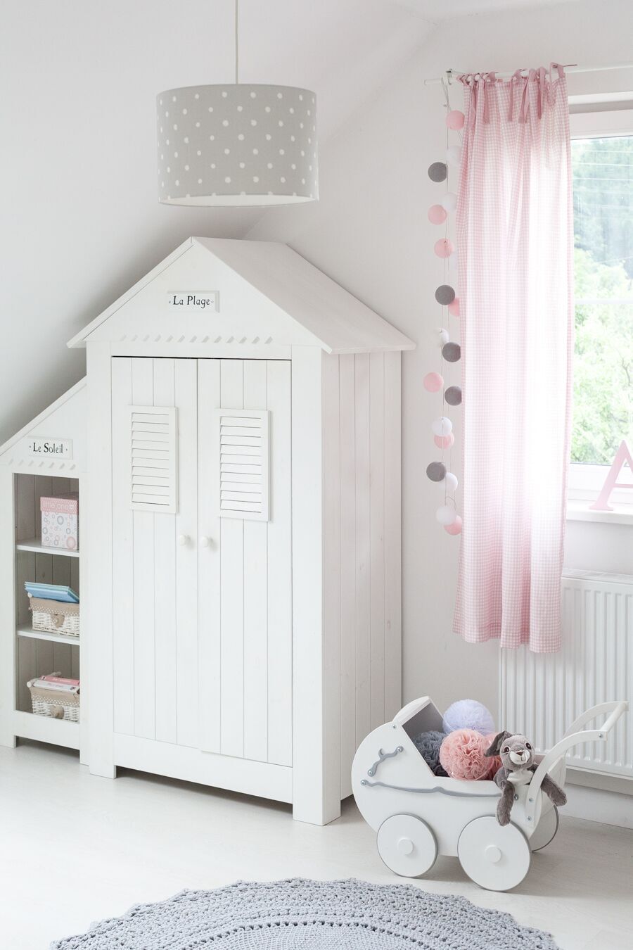 Baby's Paradijs | Lampa20wisząca20Lovely20Dots20Grey preview.jpeg Hanglamp Lovely Dots Grey - Afbeelding 3