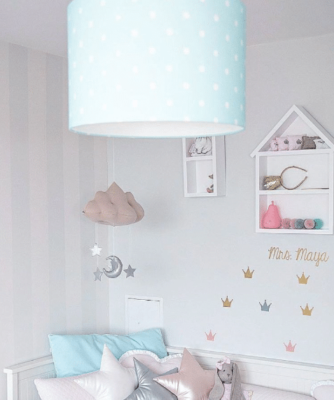 Baby's Paradijs | Lampa20wisząca20Lovely20Dots20Mint202 preview Hanglamp Lovely Dots Mint - Afbeelding 3