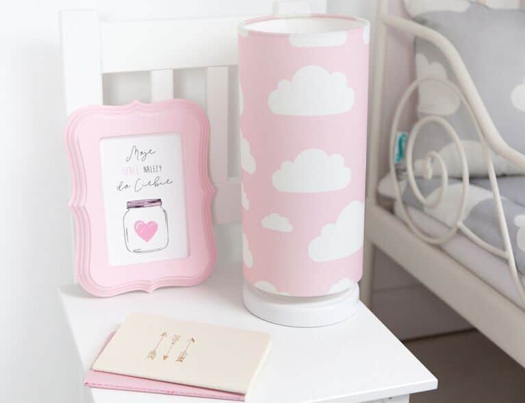 Baby's Paradijs | Lampka20nocna20Chmurki20Pink201 preview.jpeg Nachtlampje Wolkjes Pink - Afbeelding 2