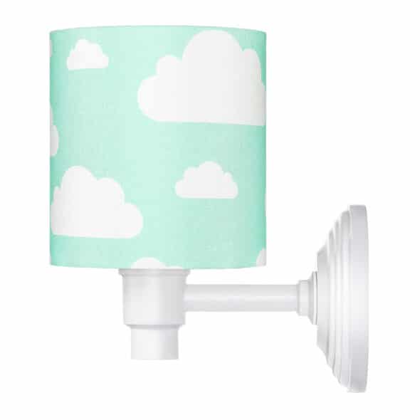 Wandlamp Wolkjes Mint
