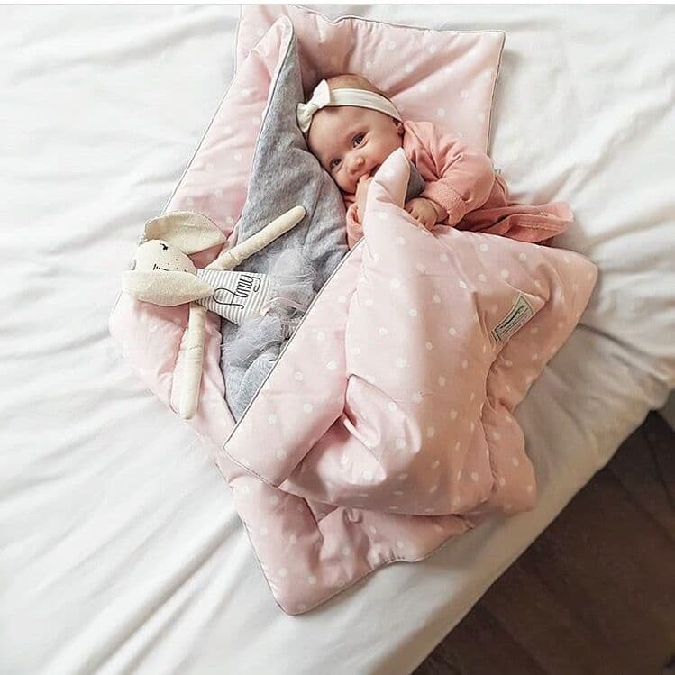 Baby's Paradijs | IMG 9125 2 preview.jpeg Deken Lamps& Company Lovely Dots Pink - Afbeelding 3