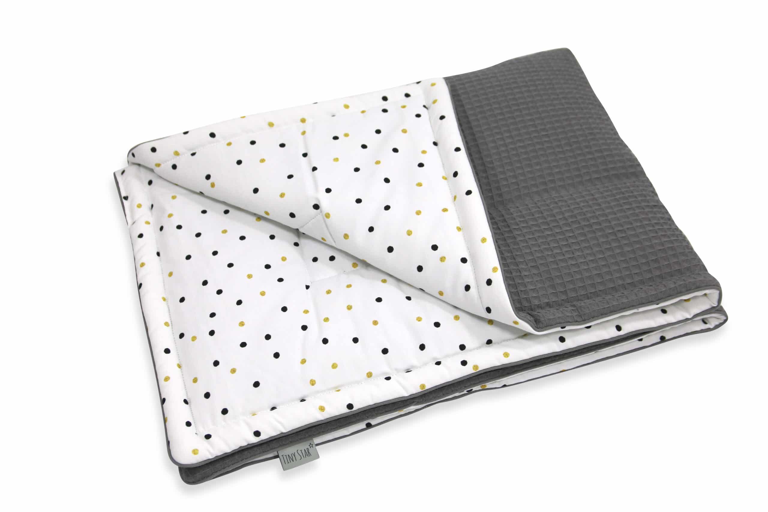 Baby's Paradijs | Kocyk 75x100 Cottonwaffel Confetti powder pink scaled Wafelstof deken Tiny Star Confetti