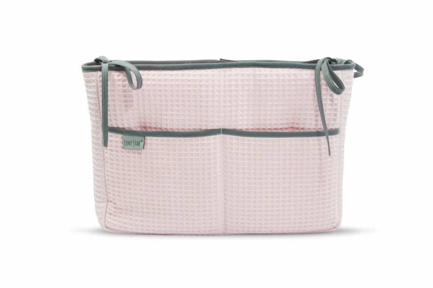 Box zakje wafelstof pink Tiny Star