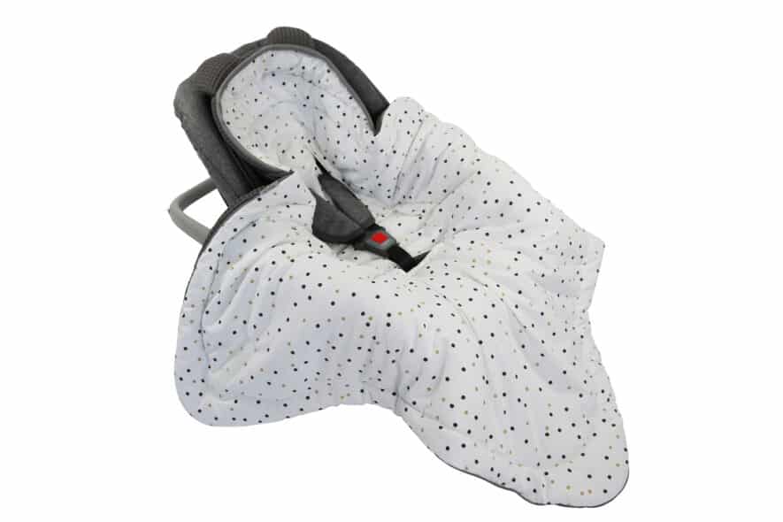 Autostoel voetenzak 0-8 maanden Sweet Confetti graphite