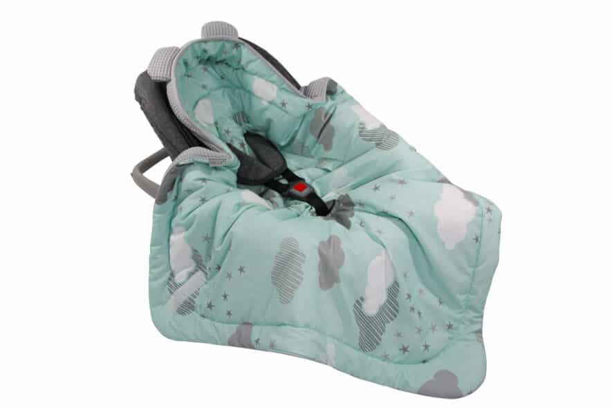 Autostoel voetenzak 0- 8 maanden Sweet Minty Puffs