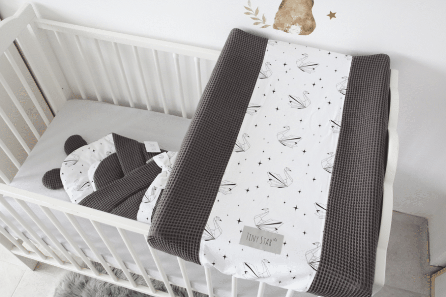 Aankleedkussenhoes Origami Swan