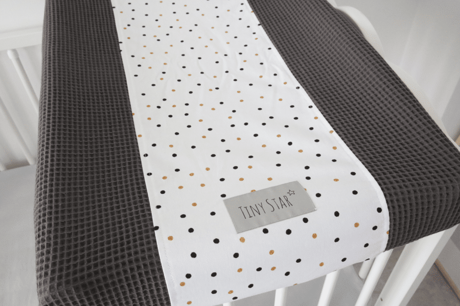 Baby's Paradijs | IMG 8659 Aankleedkussenhoes Confetti Tiny Star - Afbeelding 2