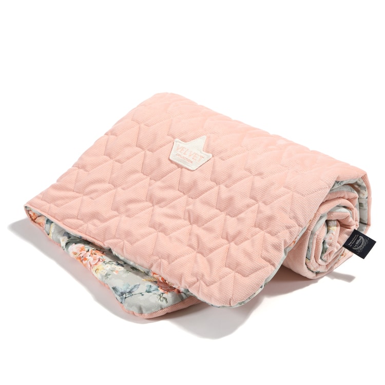 VELVET COLLECTION - MEDIUM BLANKET - BLOOMING BOUTIQUE - POWDER PINK - Afbeelding 2