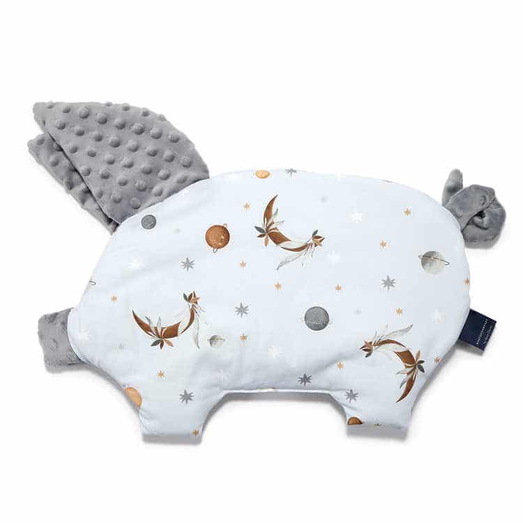 Sleepy pig pillow - Fly me to the moon pure - Grey