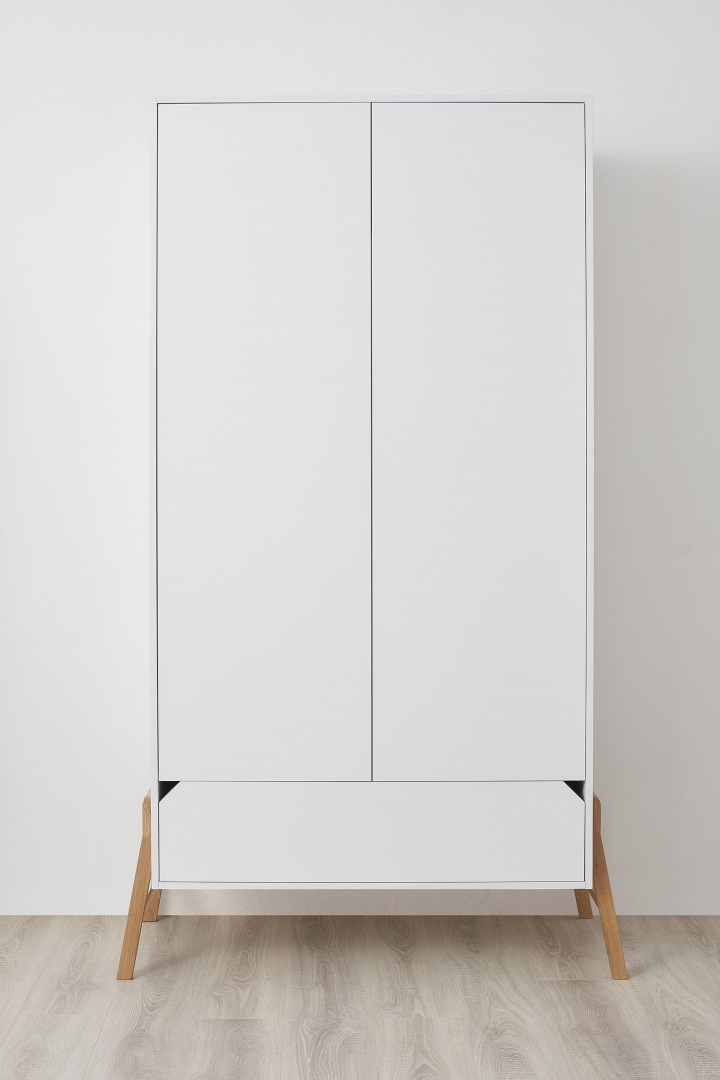 Baby's Paradijs | 2 Deurs Kast Lotta Snow White 2 2-Deurs Kast - Lotta Snow White