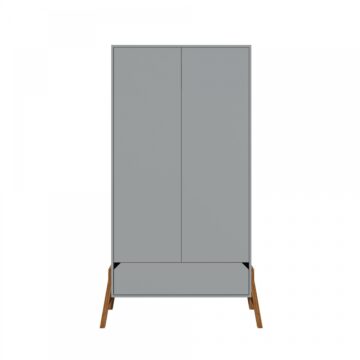 2-Deurs Kledingkast - Lotta Gray