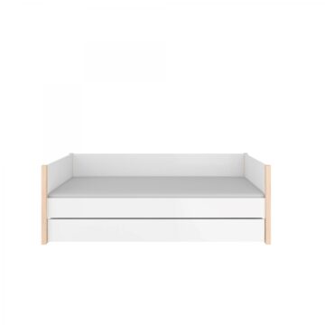 Bed 90 x 200 met Witte Lade - Pinette