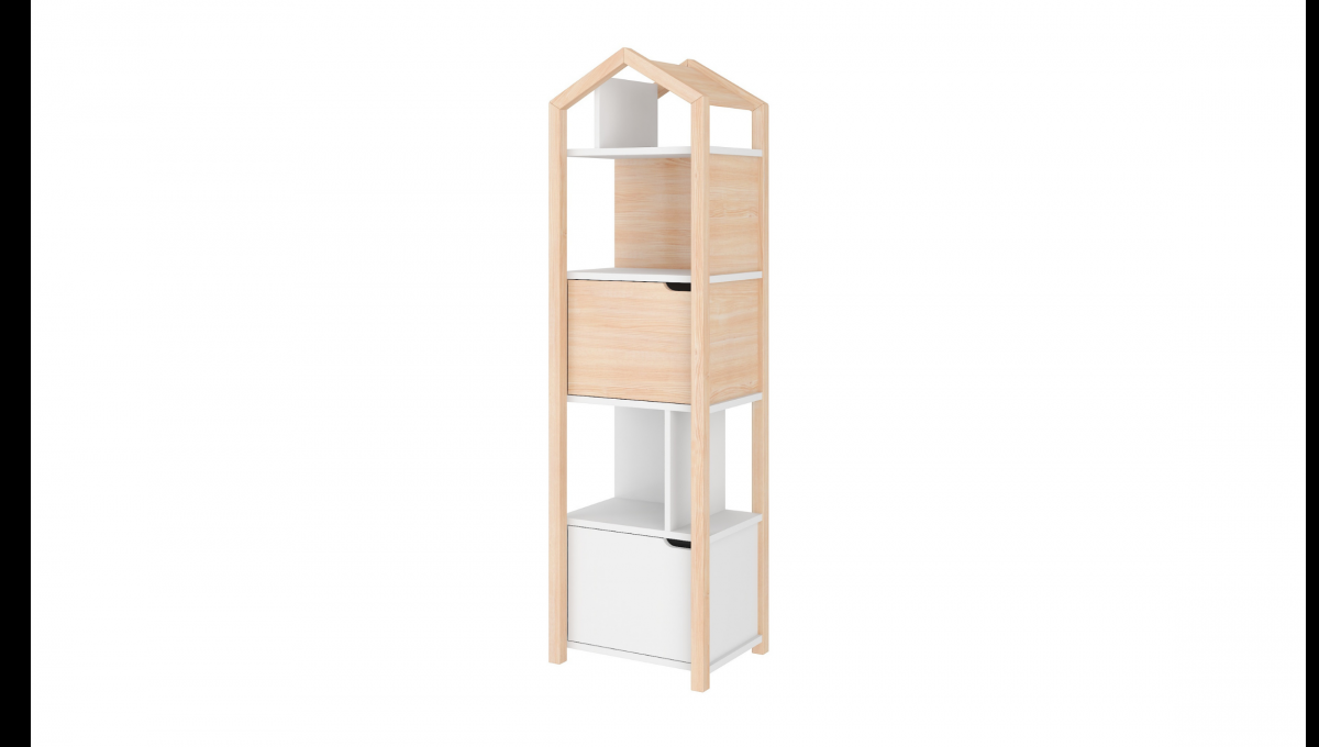 Baby's Paradijs | Boekenkast Joey Pine Manhattan 2 Boekenkast Joey Pine - Manhattan - Afbeelding 2