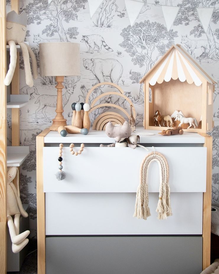 Baby's Paradijs | Commode 3 lades Pinette 5 Babykamer Pinette - Afbeelding 5