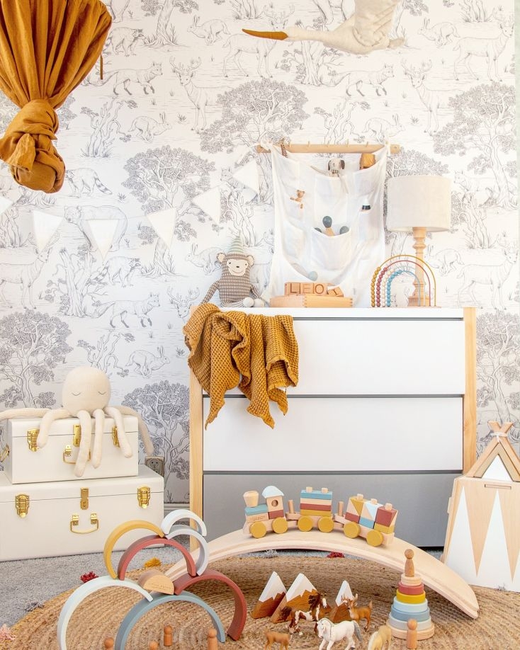 Baby's Paradijs | Commode 3 lades Pinette 6 Commode - 3 Lades - Pinette - Afbeelding 6