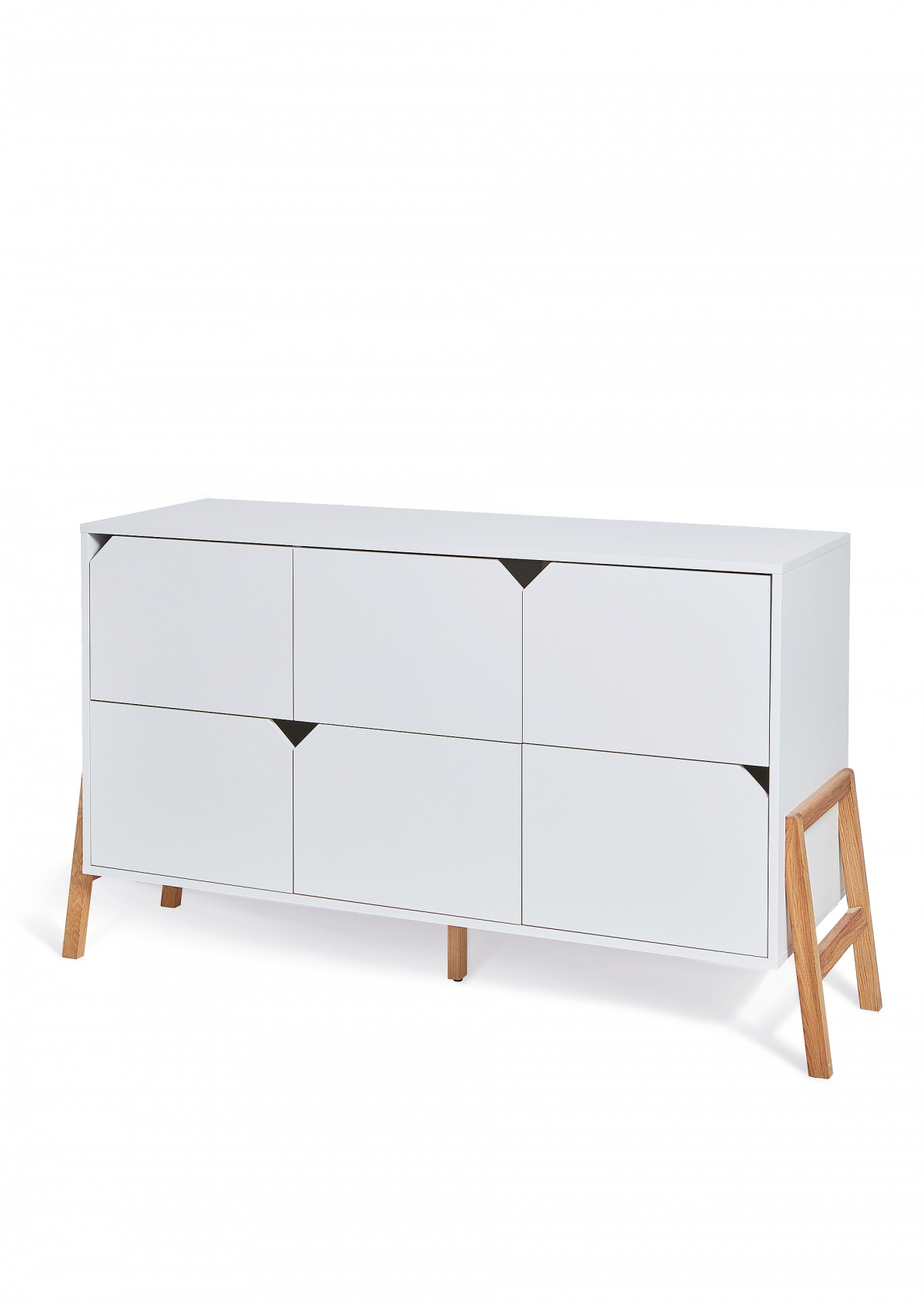 Baby's Paradijs | Commode 6 lades Lotta Snow White 2 Commode - 6 lades - Lotta Snow White - Afbeelding 2