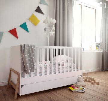 Baby's Paradijs | Doorgroeibed Lotta Snow White3 1 Babykamer Lotta Snow White | Baby's Paradijs | Doorgroeibed Lotta Snow White3 1