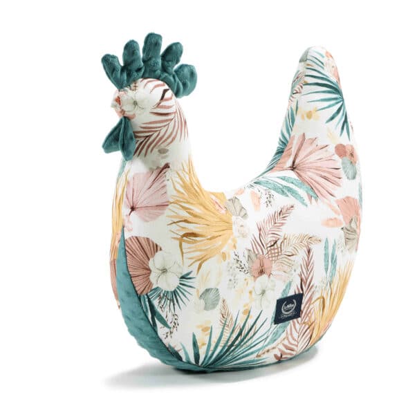 BAMBOO GRANDMA DANA'S HEN - BOHO PALMS LIGHT - DEEP OCEAN