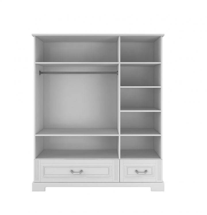 Baby's Paradijs | 3 Deurs Kledingkast Ines Neutral Grey 3 3-Deurs Kledingkast - Ines Neutral Grey - Afbeelding 3