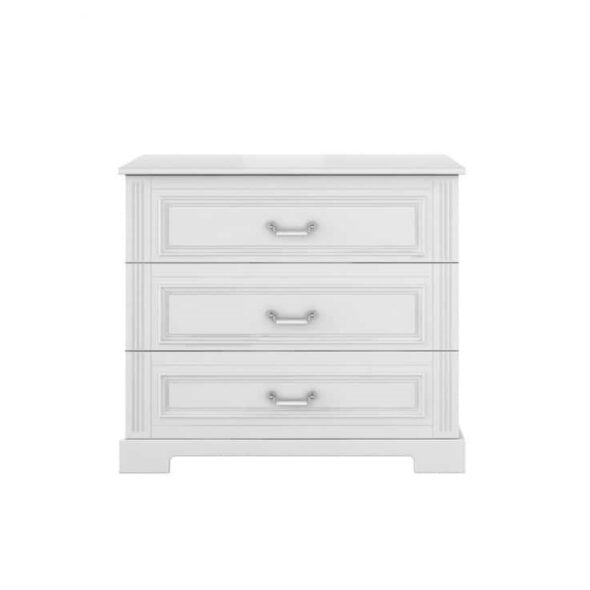Commode - 3 Lades - Ines Elegant White