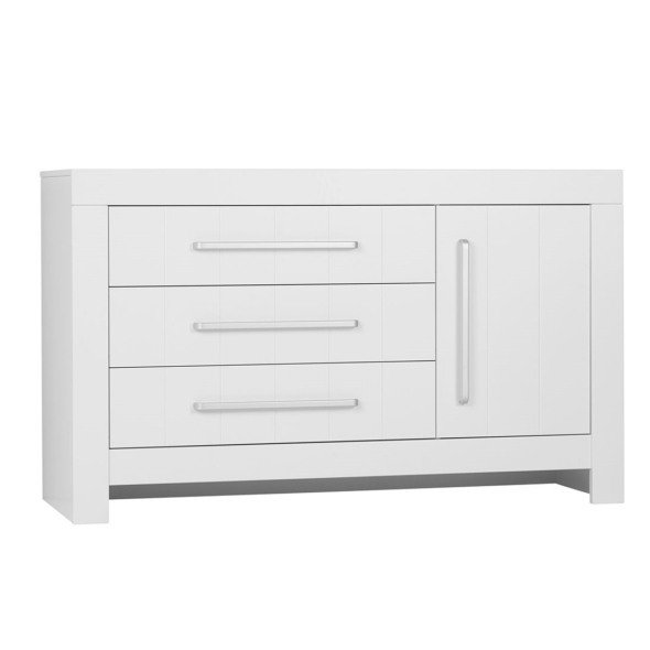 Commode - 3 lades + 1 deur - Calmo White