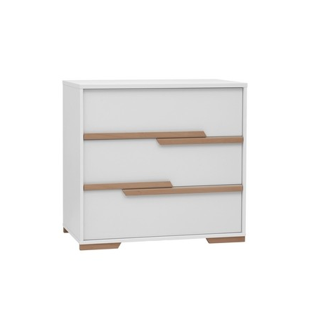 Baby's Paradijs | Commode 3 lades Snap White 1 Commode - 3 lades - Snap White - Afbeelding 2
