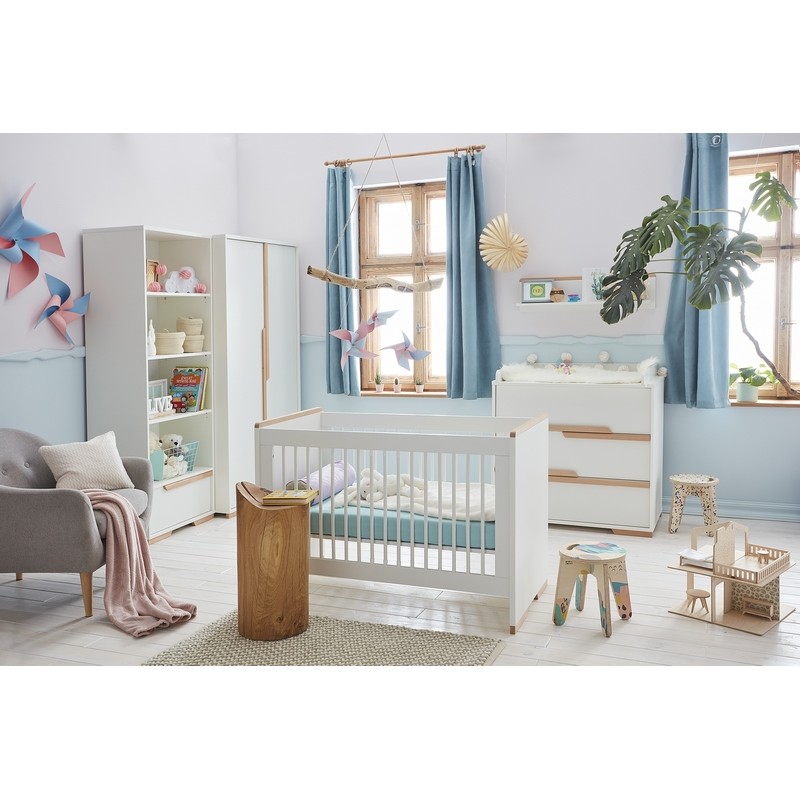 Baby's Paradijs | Commode 3 lades Snap White 3 Commode - 3 lades - Snap White - Afbeelding 3
