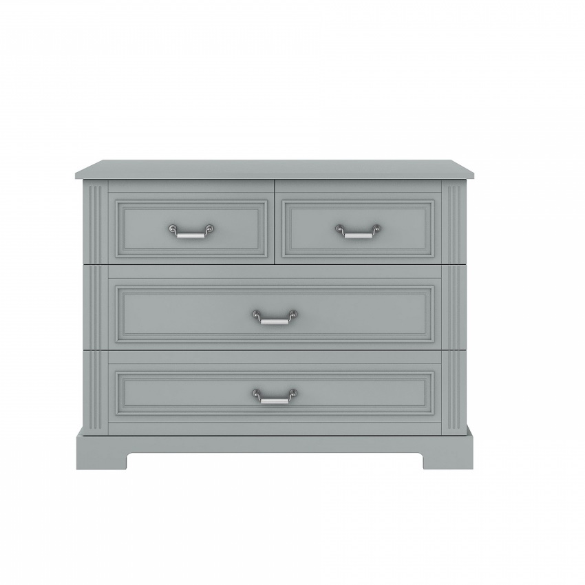 Baby's Paradijs | Commode 4 Lades Ines Neutral Grey 1 Commode - 4 Lades - Ines Neutral Grey