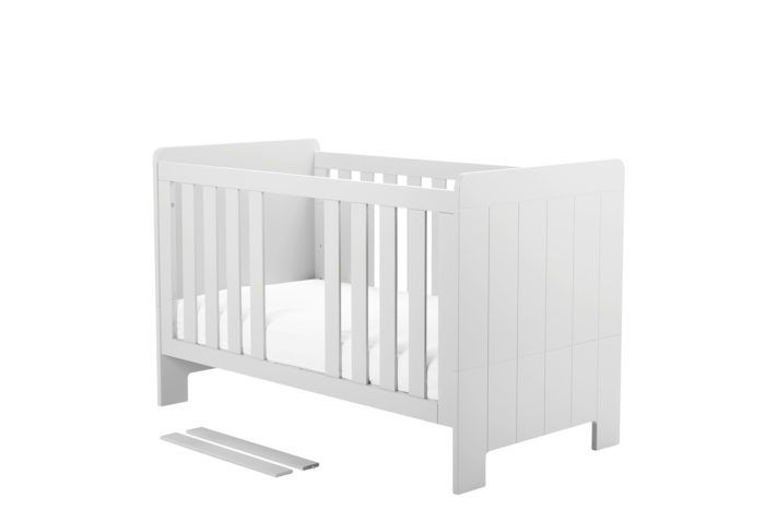 Baby's Paradijs | Doorgroeibed 70 x 140 Calmo White 4 Doorgroeibed 70 x 140 - Calmo White - Afbeelding 4