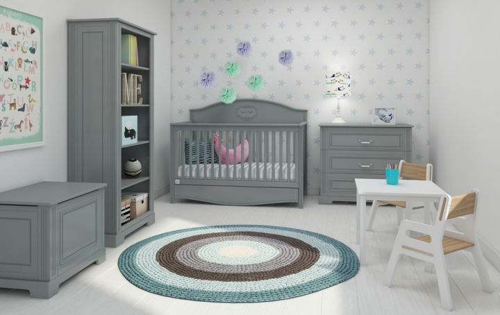Ines Babykamer met Good Night Grey Doorgroeibed