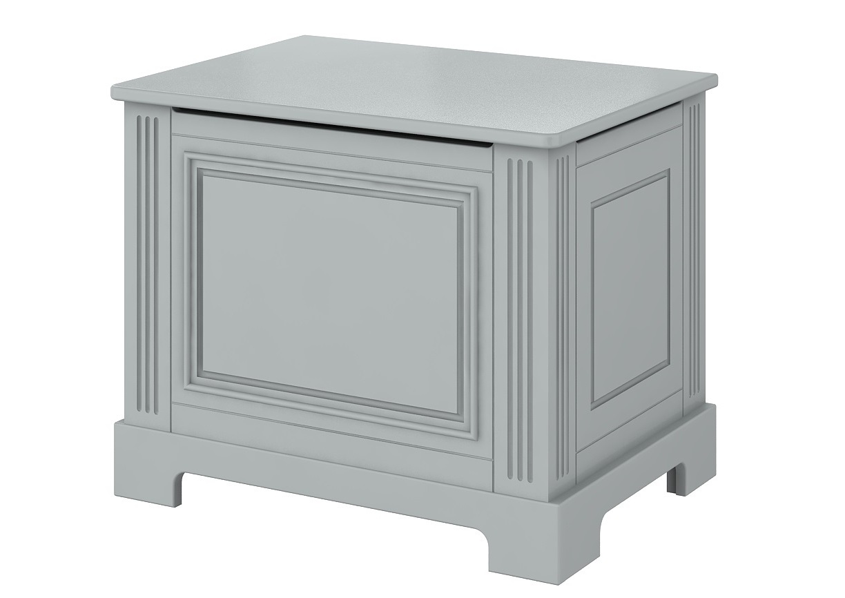 Baby's Paradijs | Speelgoedkist Ines Neutral Grey 2 Speelgoedkist - Ines Neutral Grey - Afbeelding 2