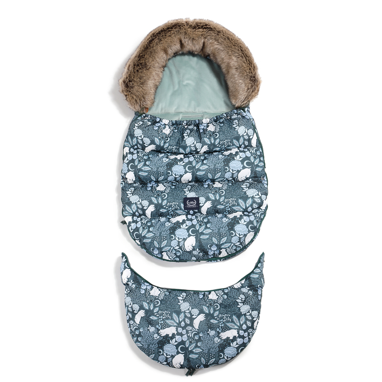 Aspen winterproof stroller bag combo - It's magic & Smoke mint - Afbeelding 3