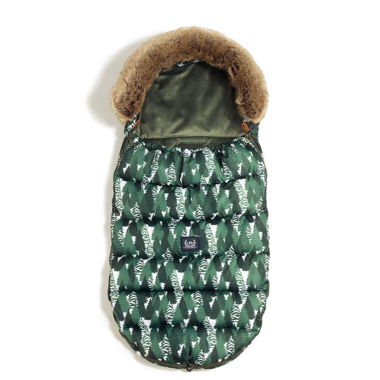 Aspen winterproof stroller bag uni - Apres ski forest - Khaki