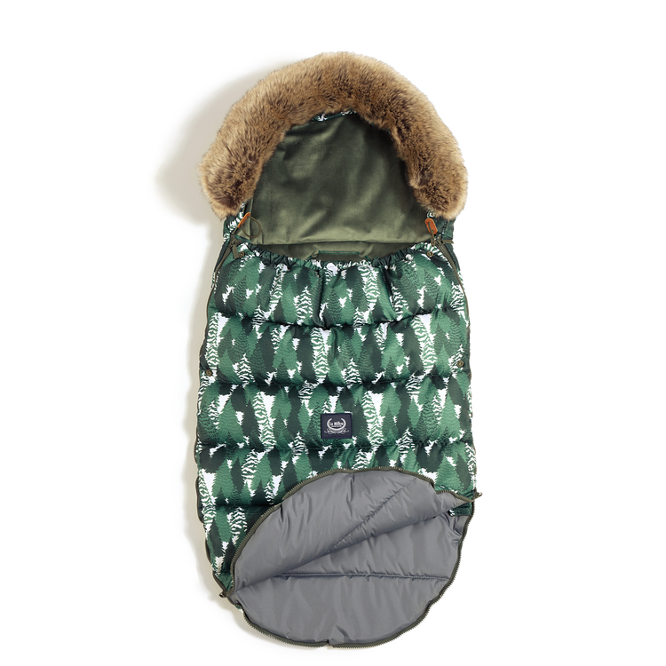 Aspen winterproof stroller bag uni - Apres ski forest - Khaki - Afbeelding 2