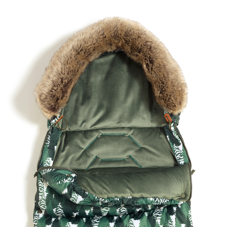 Aspen winterproof stroller bag uni - Apres ski forest - Khaki - Afbeelding 3