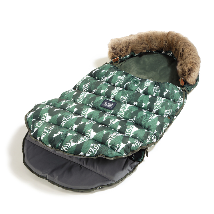 Aspen winterproof stroller bag uni - Apres ski forest - Khaki - Afbeelding 4