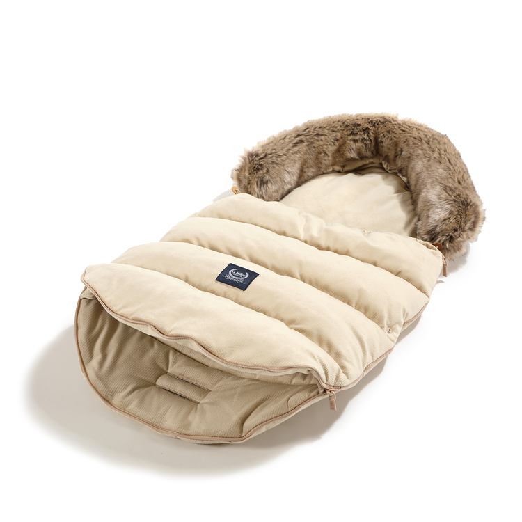 VELVET COLLECTION - ASPEN WINTERPROOF STROLLER BAG COMBO - SAND - Afbeelding 5