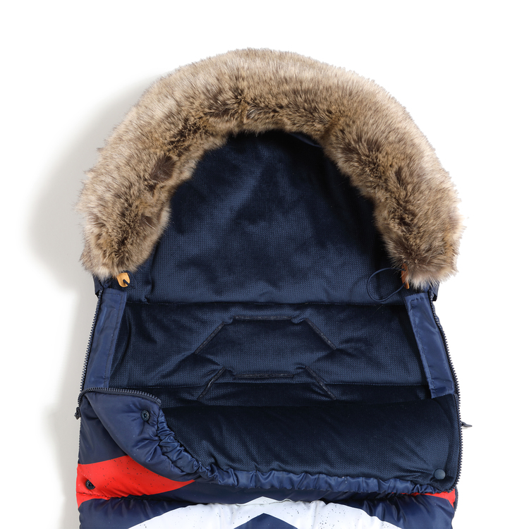 ASPEN WINTERPROOF STROLLER BAG UNI - FIRST CLASS CHEVRON - ROYAL NAVY - Afbeelding 3