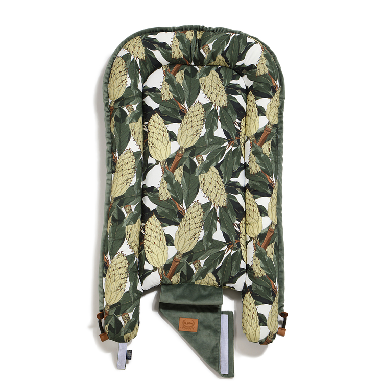 VELVET COLLECTION - BEST NEST SMALL - MILANO MAGNOLIES - KHAKI - Afbeelding 3