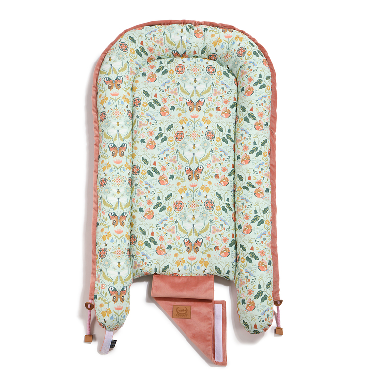 VELVET COLLECTION - BEST NEST SMALL - SECRET GARDEN - PAPAYA - Afbeelding 2