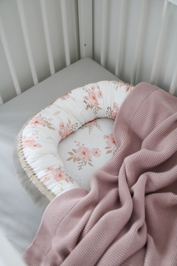 Baby's Paradijs | IMG 8662 Bamboe Deken Powder Pink Tiny Star