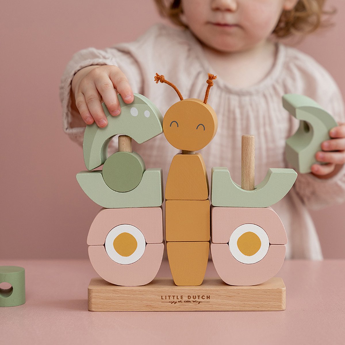 Baby's Paradijs | 1200x1200 5 Stapelaar Vlinder Little Dutch - Afbeelding 4