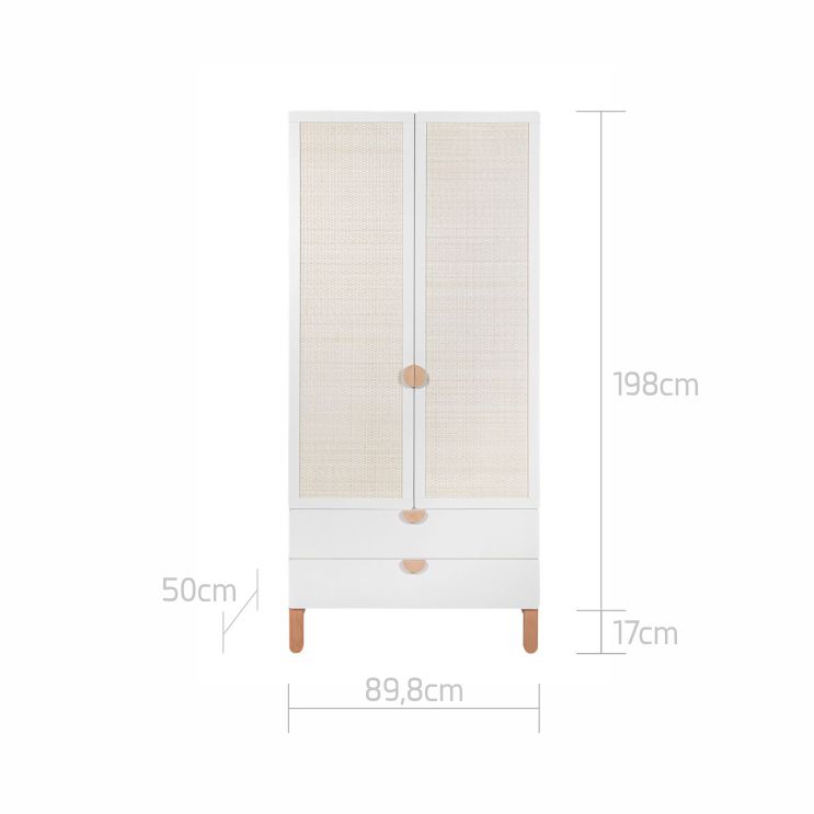 Baby's Paradijs | 1397f61aa0d19f888fdb70498f8f5470 Babykamer Ratata ( ledikant 60 x120 cm met de lade, commode met bladvergroter , boekenkast, 2-deurskast ) - Afbeelding 13