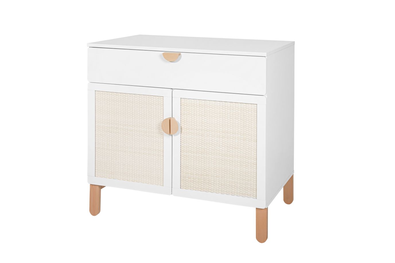 Baby's Paradijs | 24b9a4bd3fbd70eeef9170b35588ff7b Babykamer Ratata ( ledikant 60 x120 cm met de lade, commode met bladvergroter , boekenkast, 2-deurskast ) - Afbeelding 3