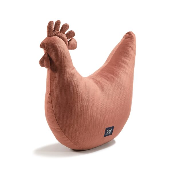 Grandma Dana's Hen Pillow Velvet GINGER