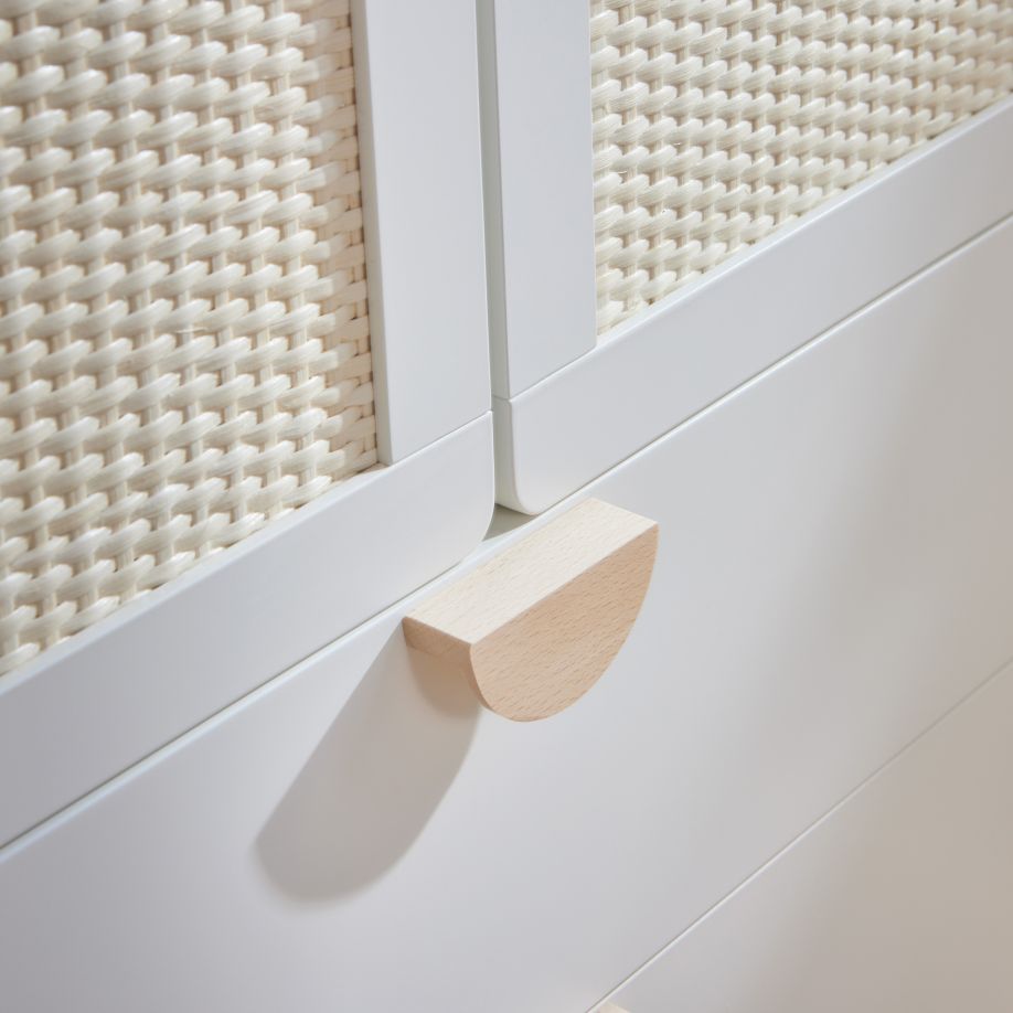 Baby's Paradijs | cf59683da3f8f3ee5238b416a81bcc86 Babykamer Ratata ( ledikant 60 x120 cm met de lade, commode met bladvergroter , boekenkast, 2-deurskast ) - Afbeelding 9