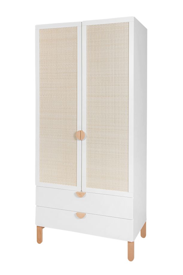 Baby's Paradijs | ff594423136297743582d8382f9830d1 Babykamer Ratata ( ledikant 60 x120 cm met de lade, commode met bladvergroter , boekenkast, 2-deurskast ) - Afbeelding 14